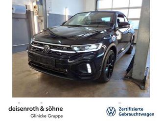 volkswagen t-roc r-line 1.5 tsi dsg black/nav/mat