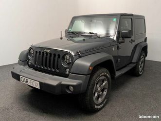 jeep wrangler 2.8 crd rubicon 200ch bva attelage sieges chauffants
