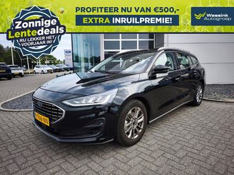 ford focus wagon 1.0 ecoboost 125pk titanium x business | lentedeals | adaptive cruise control | camera | bliss