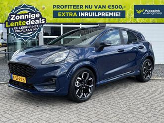 ford puma 1.0i ecoboost hybrid 125pk st-line x i lentedeals | adaptive cruise i carplay i navigatie i camera i