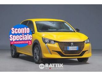 peugeot e-208 motore elettrico 100kw allure pack