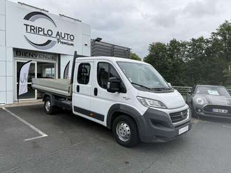 fiat ducato ducato maxi pack 3.5 xl 2.3 multijet - 130 - bv comfort-matic benne double cabine - tva recuperable