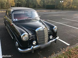 mercedes 190 “ponton” luxe w121 – 1957 – authentique – toit webasto rare