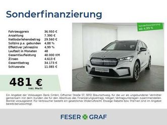 skoda enyaq 80 iv automatik navi / ahk / 82 kwh / kamera / pan