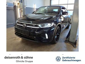 t-roc cabriolet r-line 1.5 tsi dsg black/nav/matrix/kam/19