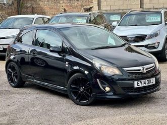 vauxhall corsa 1.2 16v limited edition euro 5 3dr