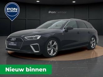audi a4 avant 35 tfsi s-line | trekhaak | navigatie | elek achterklep | camera | stuur-/stoelverwarming | 18'' |