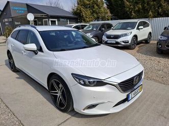 mazda 6 sportkombi 2.5i revolution top sd (automata) gyári fényezés.162 ezer km.bőr.head up.kamera.navi.4x ülésfűtés