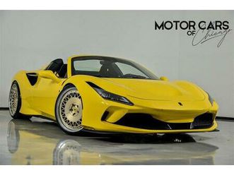 used 2021 ferrari f8 spider -huge msrp-valvetronic exhaust & tune-full ppf!