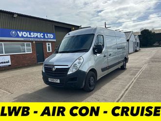 2019 vauxhall movano 2.3cdti l3h2 f3500 (130ps)(eu6) biturbo l3h2 panel van