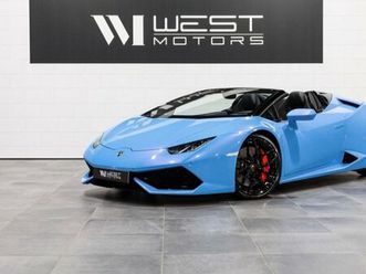 lamborghini huracan spyder lp610-4 v10 610 – française lift ad personam alcantara pack style carplay surpiqûres cam. recul 1651e mois