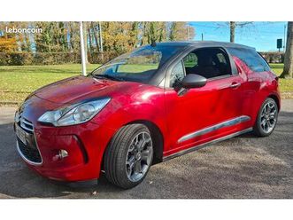 citroën ds3 cabriolet 1.6 thp 155 sport chic rouge rubis