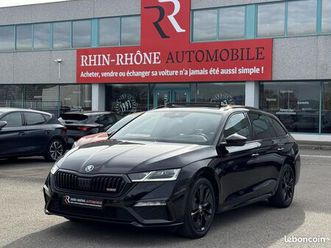 skoda octavia 4 iv combi 2.0 tsi 245ch dsg rs pano hud navi cam carplay siege chauffant