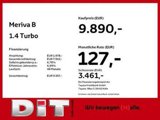 opel meriva b 1.4 turbo innovation sitzhzg klima