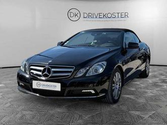 mercedes-benz e 350 cabriolet e 350 cdi fap blueefficiency - bva g-tronic cabriolet - bm 207 executive - bva phase 1