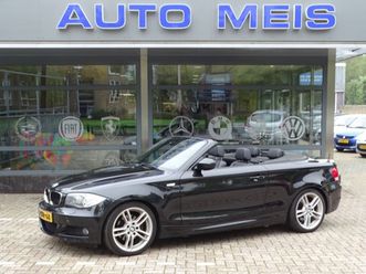 bmw 1-serie cabrio - 120i high executive m pakket leer airco electrisch dak