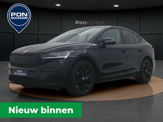 skoda enyaq coupé iv 80 business edition plus | leder | pano dak | elekt achterklep | 20 | matrix led | stoelverwarming |