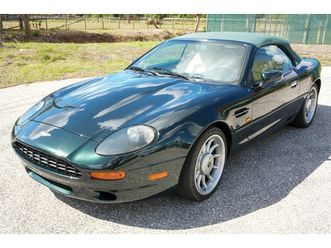 21k-mile 1998 aston martin db7 volante project
