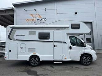 weinsberg cara home 600 dkg våningssängar! 6 bältade platser! låga mil! 50