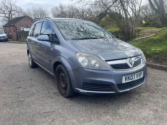 vauxhall, zafira, mpv, 2007, manual, 1598 (cc), 5 doors