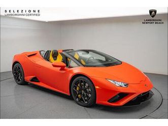 used 2022 lamborghini huracan evo spyder rwd