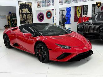 used 2021 lamborghini huracan evo spyder