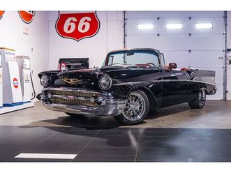 professionally restored and upgraded 1957 chevrolet bel air convertible resto-mod