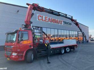 daf fan 75 cf 310 euro 5 palfinger 36 tonmeter laadkraan + fly jib