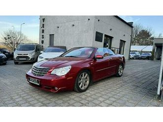 chrysler sebring cabrio hard top 2.7 v6 automat 186km czerwone skóry nagłoś. boston ac gdynia