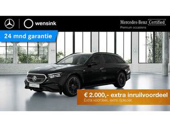 mercedes-benz e-klasse estate 300 de business solution amg | panoramadak | superscreen | burmester 4d | trekhaak | digital light | memory |