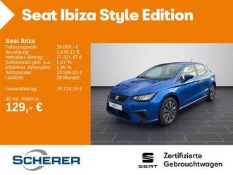 seat ibiza 1.0 tsi style led full link shz