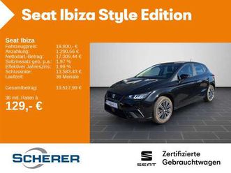 seat ibiza 1.0 tsi style led full link shz
