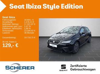 seat ibiza 1.0 tsi style led full link shz