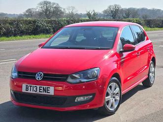 2013 volkswagen polo 1.2 70 match 5dr hatchback petrol manual
