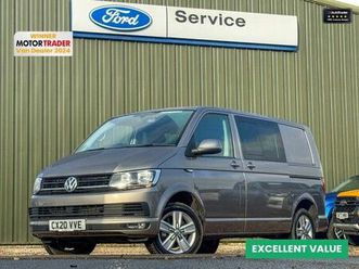 volkswagen transporter crew cab swb l1h1 highline t32 air con alloys sensors euro 6 no vat