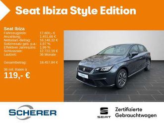 seat ibiza 1.0 tsi style led full link shz