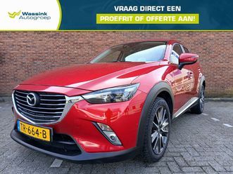 mazda cx-3 2.0 skyactiv-g 120pk gt-m i lederen bekleding i camera | 18 inch licht metalen velgen |