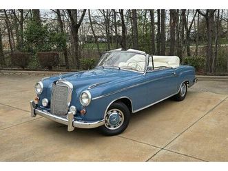 beautifully restored 1959 mercedes-benz 220s cabriolet ponton