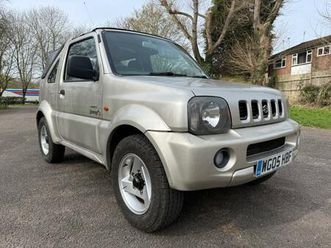 2005 05 suzuki jimny 1.3 4wd o2 ulez cabriolet low 78k mot 03/27 history px swap