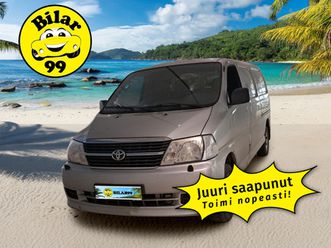 toyota hiace 2,5 d-4d 4wd 117 5ov pitkä *alv / merkki huollettu / 1.om / koukku* - suomi-auto / huippu huoltohistoria!