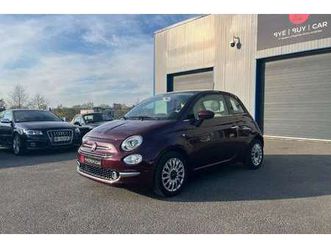 fiat 500 fiat 500 1.2i 69 ch pack lounge phase 2 toit pano garantie 12 mois