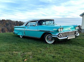 gorgeous 1958 chevrolet impala convertible