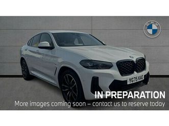bmw x4 xdrive20d m sport 2.0 5dr