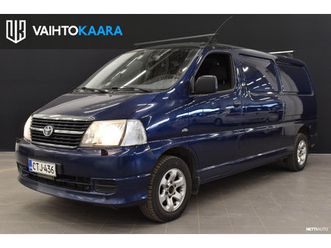 2,5 d-4d 95 4ov pitkä # alvillinen ja vähän ajettu # vetokoukku, kattotelineet, webasto, ilmastointi #