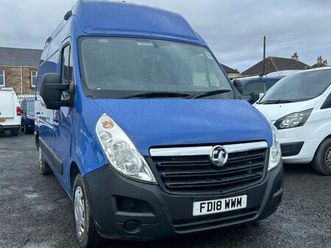 2018 vauxhall movano 2.3 cdti biturbo h3 van 145ps biturbo blueinj startstop euro6 ulez panel va...