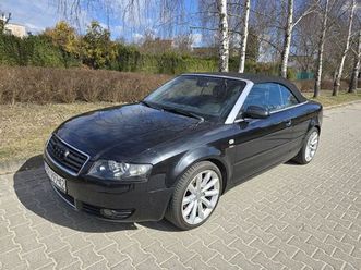 a4 cabrio 1.8 t , 118tkm, bose, alpine swarzędz • olx.pl