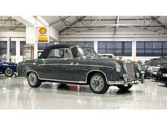 1957 mercedes 220 w180 (1954 - 1959) 220 s convertible a vendre