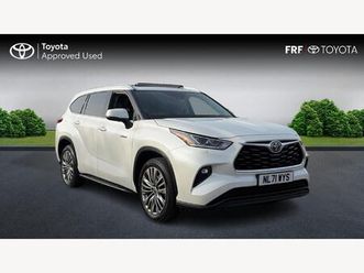 toyota highlander excel suv's 2.5 vvt-h excel cvt 4wd euro 6 (start/stop) 5dr