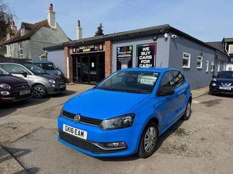 2016 volkswagen polo 1.0 s 5dr [ac] hatchback petrol manual
