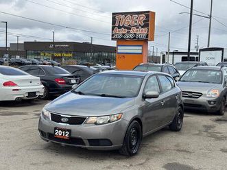 used 2012 kia forte5 lx, well maintained, 185kms, certified